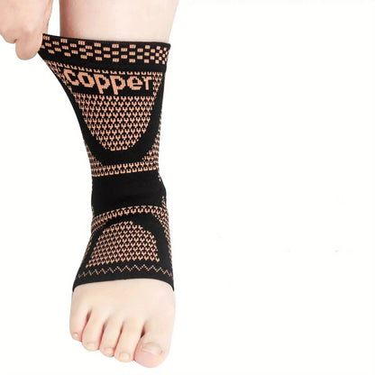 Unisex Fabric Compression Ankle Support Socks (2-Pack) - Supportive Braces for Daily Sports, Weightlifting, Compression Socks, Ankle Compression Cuff,Sohochic