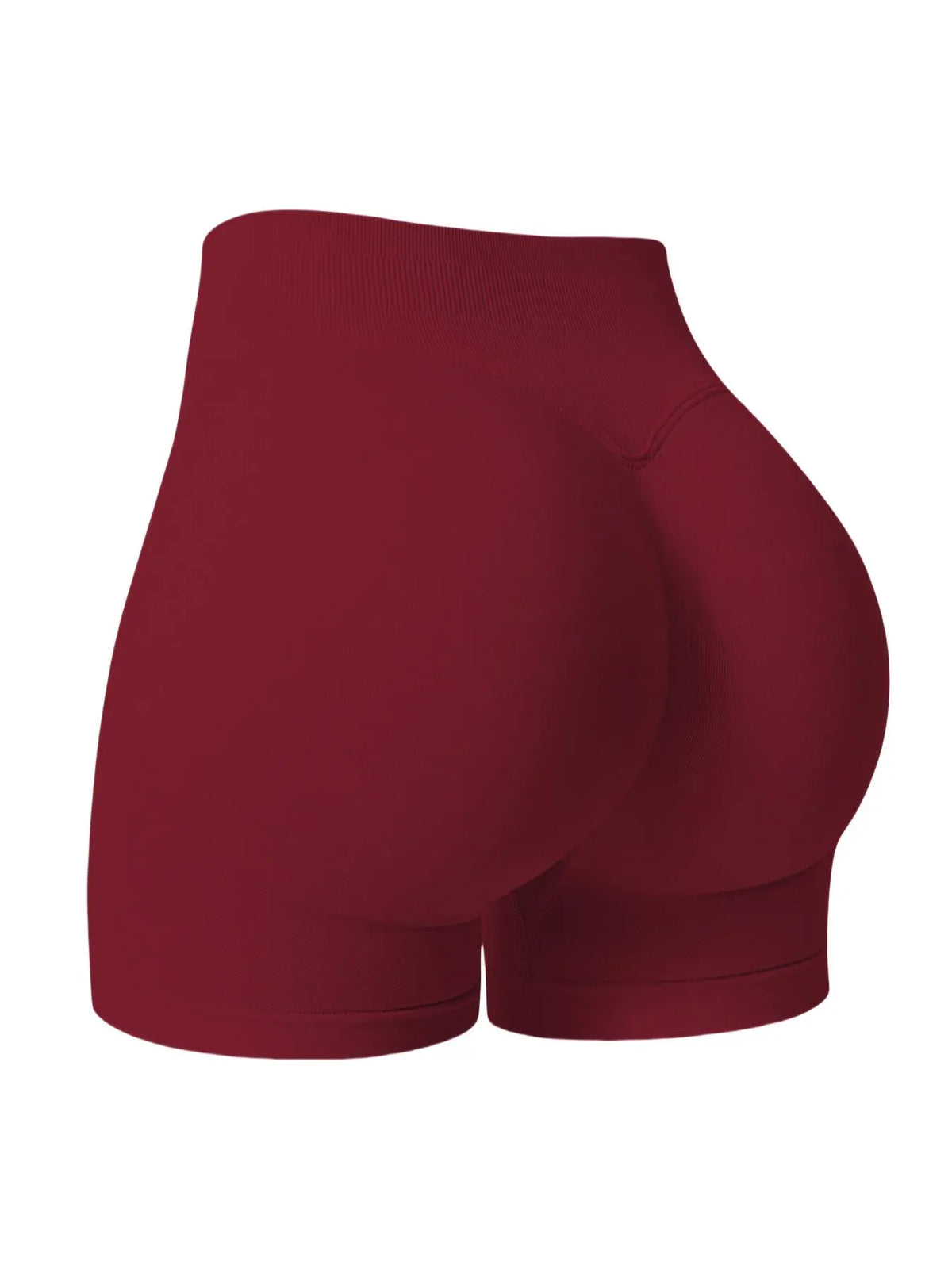 Women'S Solid Seamless Gym Shorts, Comfortable Breathable Skinny Shorts for Yoga Gym Workout, Ladies Sportswear for All Seasons