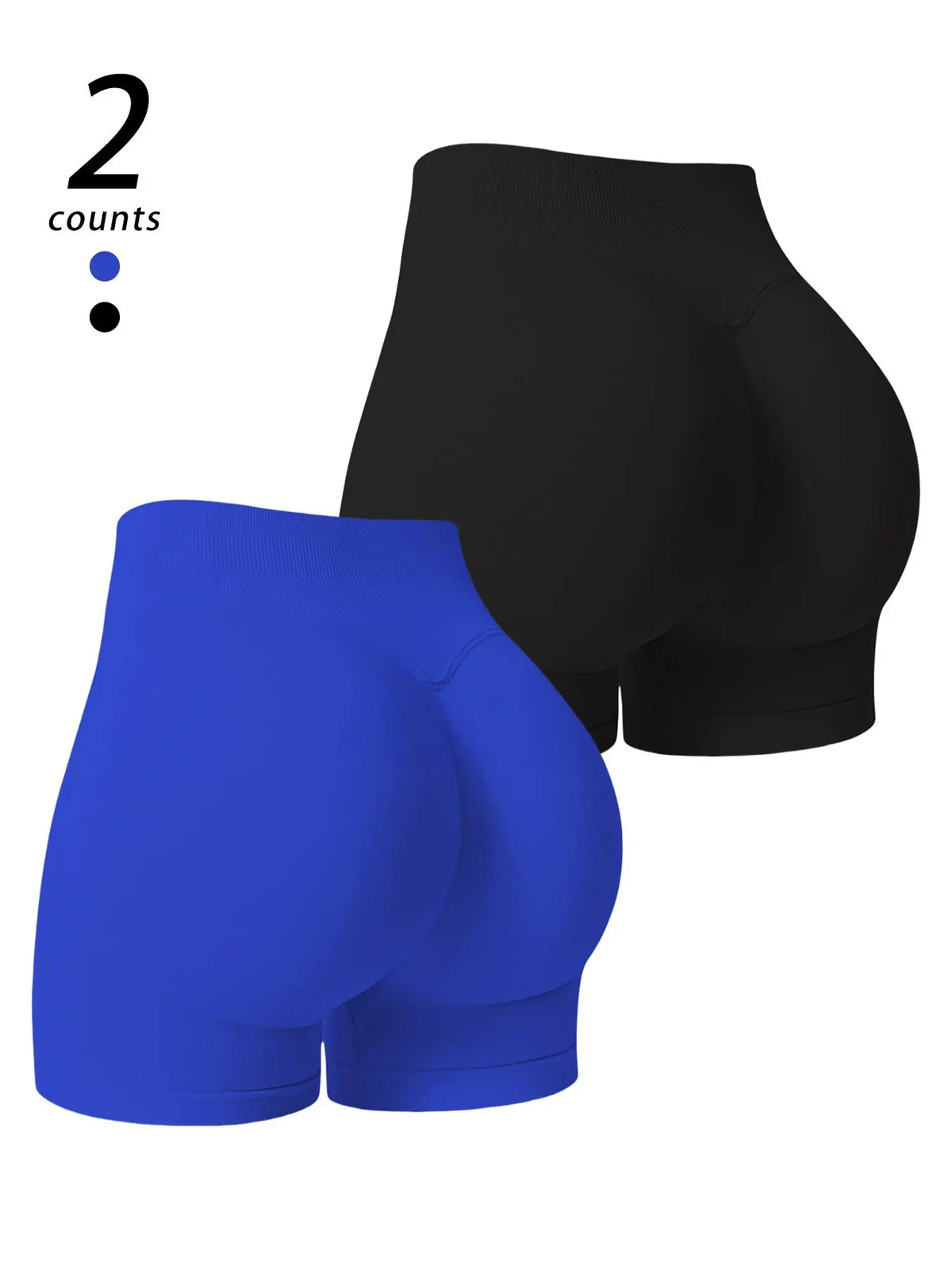 Women'S Solid Seamless Gym Shorts, Comfortable Breathable Skinny Shorts for Yoga Gym Workout, Ladies Sportswear for All Seasons