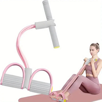Multifunction Pedal Resistance Band, Elastic Pull Rope Fitness, Full-Body Workout at Home Gym, Exercise Sit-Up, Yoga, Abdominal Training Backtoschool